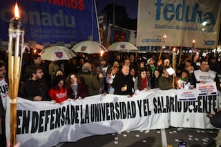 Los universitarios convocaron a una nueva marcha federal
