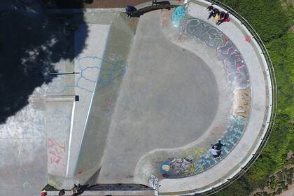 Toda la plaza está siendo refaccionada