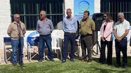 En la 15ª Exposición de Maquinchao, en la provincia de Río Negro, Castagnani brindó un discurso de inauguración de la muestra