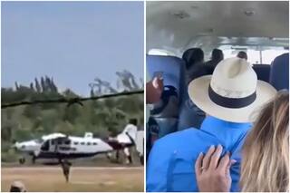 Un hombre mantuvo de rehenes a los pasajeros de una avioneta hasta que uno de ellos lo mató de un balazo