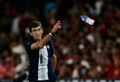 En la cancha Cosas vive a pura pasión, y cuando afronta los micrófonos mantiene el sentimiento; "vamos a ir a Lima", aludió a la sede del partido decisivo de la Libertadores.