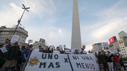 En la Capital, llegaron hasta el Obelisco
