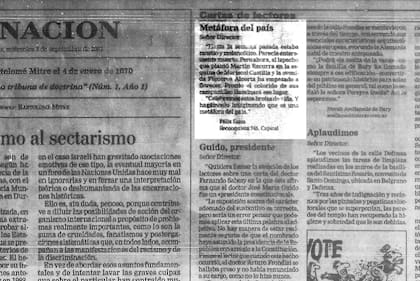 En la carta del 5 de septiembre de 2001, Félix Luna tomó la figura del lapacho de Ezcurra y su floración como una metáfora del país