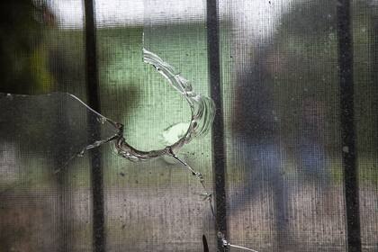 En la casa de los Varlotta todavía se pueden ver las marcas de bala.