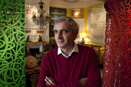 En la casa de Tedesco hay obras del piso al techo.