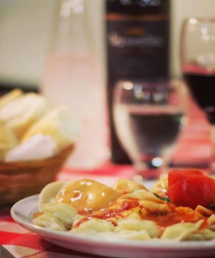 En La Casona del Nonno las pastas son 100% caseras.