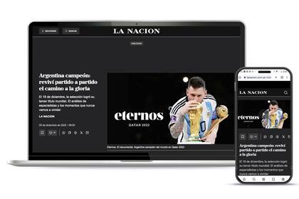 En la categoría "Video documental" el ganador fue "Eternos - Argentina campeón: reviví partido a partido el camino a la gloria"