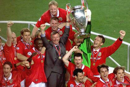 En la Champions 98/99, ganada a Bayern Munich