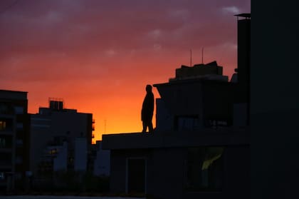 En la ciudad de Buenos Aires el cielo se oscureció y se hizo de noche