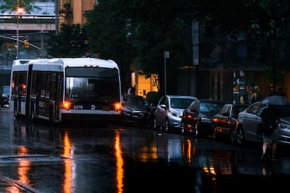 En la ciudad de Nueva York, los autobuses llegan a ir más lento que los peatones