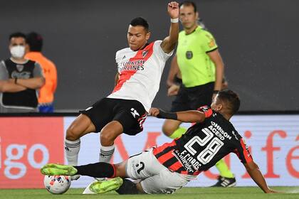 En la Copa de la Liga Profesional 2022 River goleó a Patronato 4 a 1 en el estadio Monumental