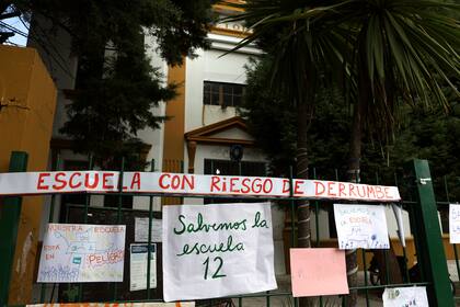 En la Escuela 12 de City Bell, en La Plata, ya hubo protestas durante este año
