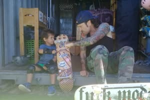 En la escuela de skate de Nordelta