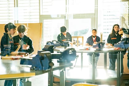 En la Escuela Técnica Roberto Rocca los estudiantes se vuelven protagonistas del proceso de aprendizaje.