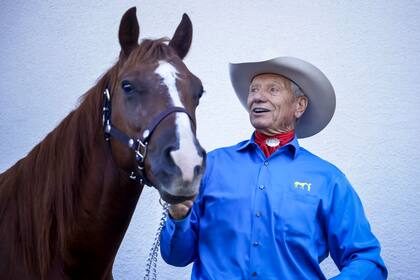 En la Expo Nuestros Caballos, Monty Roberts sorprendió en su relación con Magic Click