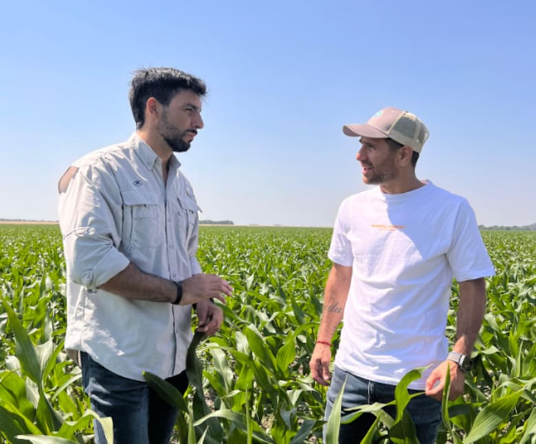 Leo Ponzio implementa tecnología avanzada en su campo agrícola en Las Rosas