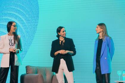 En la foto, Paz Álvarez, María Cayre y Valentina Aragona