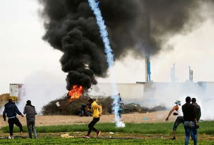 En la Franja de Gaza hubo choques entre manifestantes y las fuerzas israelíes