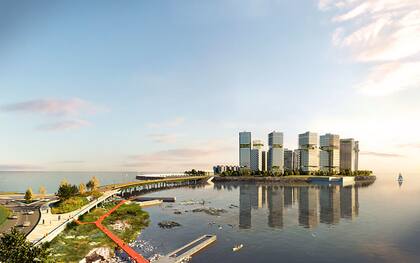 En la isla habrá espacio público y 36 lotes privados