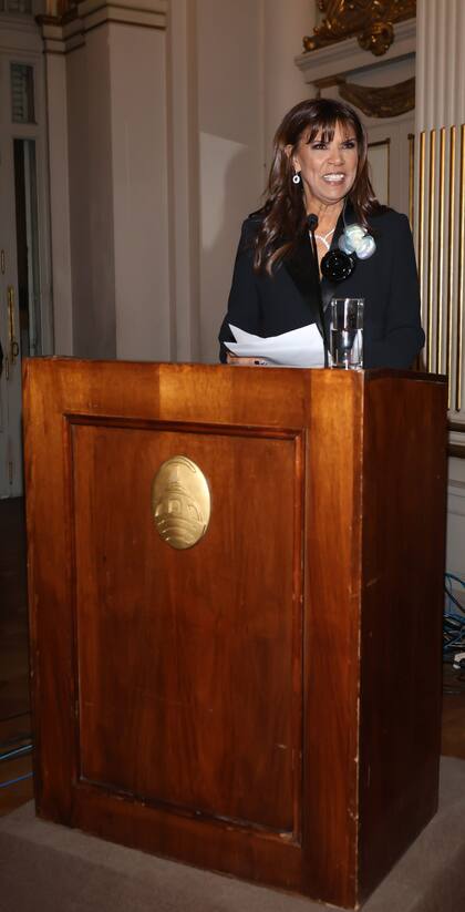 En la Legislatura, el día que fue declarada Personalidad Destacada de la Cultura