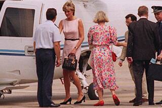 Lady Di en la Argentina: pizza "presidencial" y todo el jet set para agasajarla