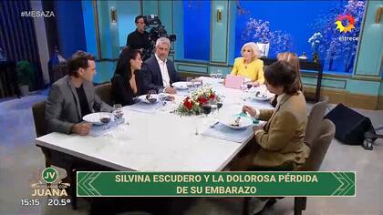 En la mesaza de Mirtha, Silvina Escudero contó cómo atraviesa el duelo de la pérdida de su bebé