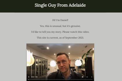 En la página Single Guy From Adelaide, el hombre realizó una petición muy específica que deberá cumplir su futura novia: que tenga cero experiencia en el sexo