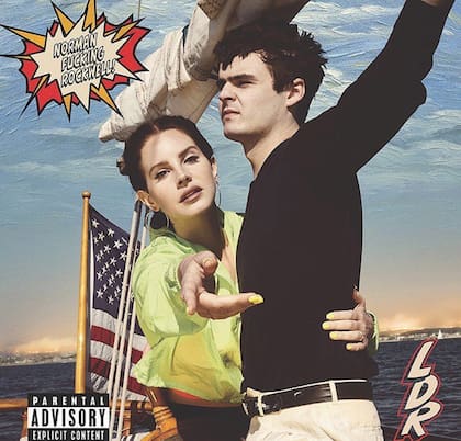 En la portada del
álbum "Norman Fucking Rockwell"
de Lana Del Rey