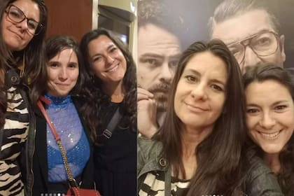 En la premiére de "Argentina, 1985", Teresa y su hermana Martina se sacaron selfies junto con Laura Paredes, quien interpretó el rol de Adriana Calvo. De fondo los protagonistas del filme: Peter Lanzani, quien protagonizó al fiscal adjunto, Luis Moreno Ocampo y Ricardo Darín, en el rol del fiscal Julio Strassera.