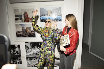 En la presentación de la cápsula "Arte! Arte! Arte! Vivir en arte. Vestir con arte", la semana pasada