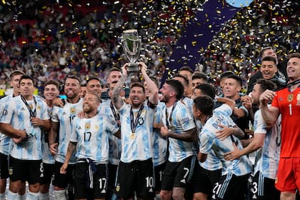 En la primera edición de la denominada Finalissima la selección argentina le ganó a Italia 3 a 0 en Wembley