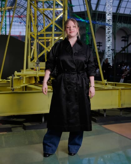 En la primera fila de Chanel, Francesca Scorsese, la hija actriz del director Martin Scorsese