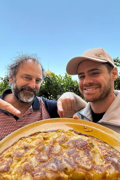 En la recorrida por España no podía faltar la tradicional tortilla
