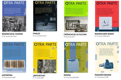 En la revista escribieron críticos y escritores como Alan Pauls, Jorge Carrión, Sergio Chejfec, Inés Katzenstein, Miguel Dalmaroni y Silvia Schwarzböck