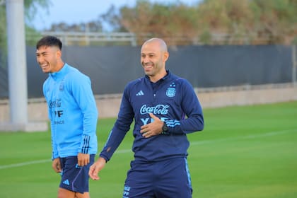 En la selección argentina aparecieron las sonrisas después de la tensión del debut mundialista