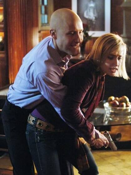 En la serie, Allison Mack interpretó a Chloe Sullivan y Michael Rosenbaum al malvado Lex Luthor