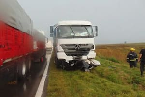 En la zona, a la hora del incidente vial, había una lluvia torrencial