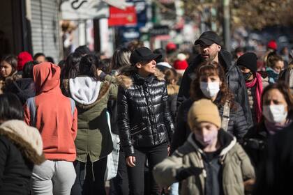 En la zona confluyen personas de todos barrios y provincias