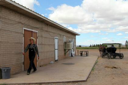 En la zona desértica donde viven los menonitas, las temperaturas van de los 42 grados a los 12 grados bajo cero