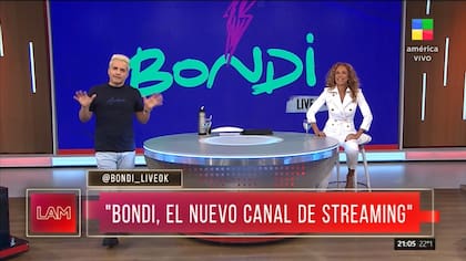 En LAM, Ángel de Brito interrumpió la entrevista con Iliana Calabró para anunciar la llegada de Bondi