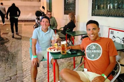 En las calles de Portugal.