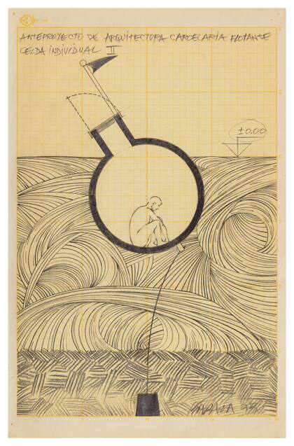 En las cárceles de Zabala, observa María José Herrera, "l hombre forzado por el aislamiento se reencuentra consigo mismo, reflexiona”