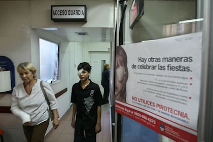 En las fiestas, a las guardias acude un importante número de heridos por el uso de pirotecnia