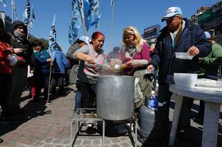 Mapa de cortes: olla popular en Congreso y el Ciudad Emergente en La Boca