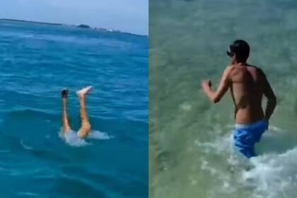 En las redes sociales, opinaron que AJ estaba más preocupado por darle el celular a su novia que por los policias