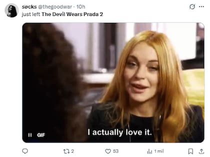 En las redes sociales se pudo advertir la aprobación del público (Foto: Captura de X)