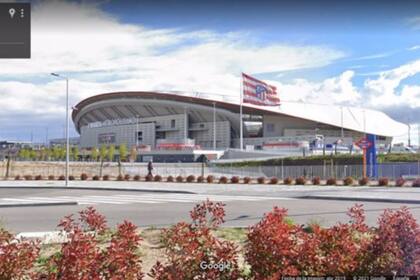 En las tomas más recientes, de 2019, muestran el estadio de fútbol actual del Atlético de Madrid