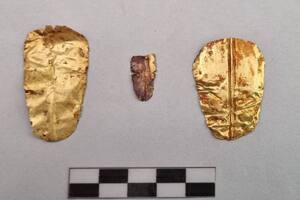 Encuentran restos humanos con lenguas de oro en Egipto