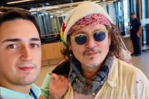 En las últimas horas, actor Johnny Depp aterrizó en el aeropuerto de Punta del Este (Foto: Instagram @gustavodesvalziok)