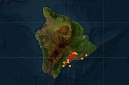 En las últimas horas, se registraron 180 sismos en la región sureste de Hawái